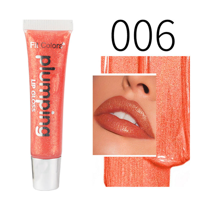 Wholesale lip enrichment effect large mouth lip gloss lip oil lip plump MOQ≥3 JDC-MK-feit003