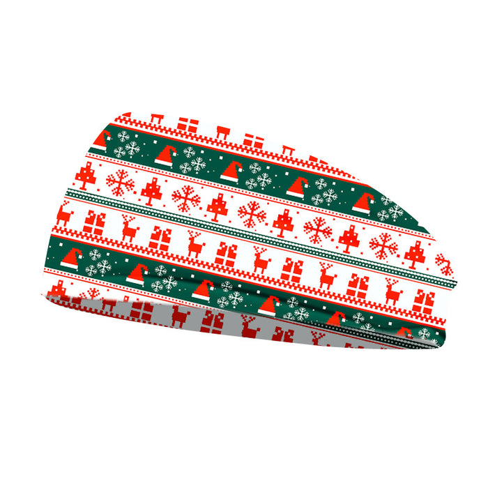 Wholesale Headband Polyester Spandex Sports Christmas Collection JDC-HD-KuS006