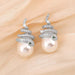 Jewelry WholesaleWholesale curved serpentine pearl alloy earrings JDC-ES-Jiaow003 Earrings 娇婉 %variant_option1% %variant_option2% %variant_option3%  Factory Price JoyasDeChina Joyas De China
