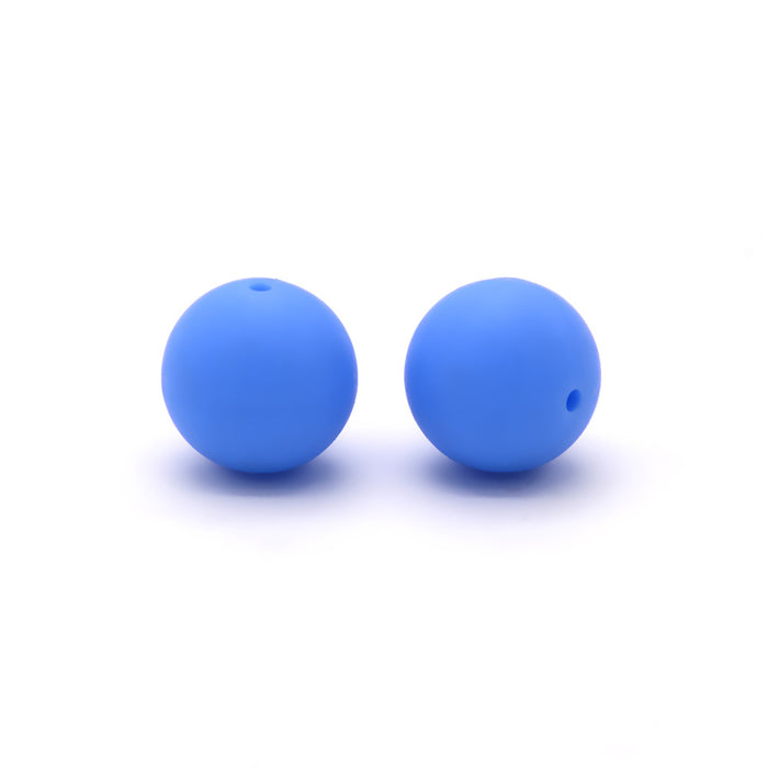 Wholesale DIY Silicone Ball Beads 15mm Candy Color Silicone Beads Anti-Drop Chain Accessories MOQ≥100 JDC-DIY-HeS001