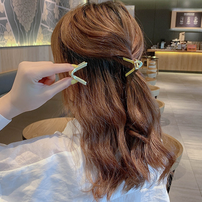 Wholesale v-shaped hairpin back head hair grabbing hairpin JDC-HC-XYi006