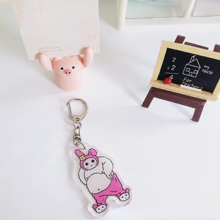 Wholesale Keychain Acrylic Cute Cartoon Pendant MOQ≥2 (S) JDC-KC-ChuangYin009