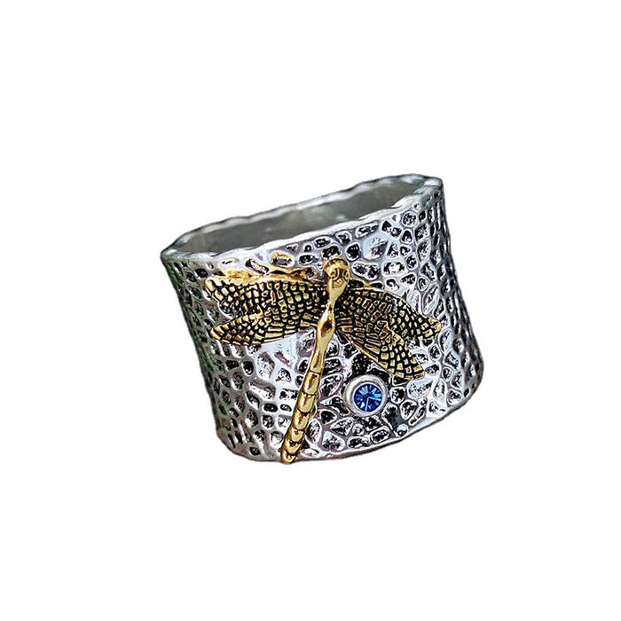 Wholesale Rings Boho Shell Moonstone Rings Leaves Vintage JDC-RS-RongY009