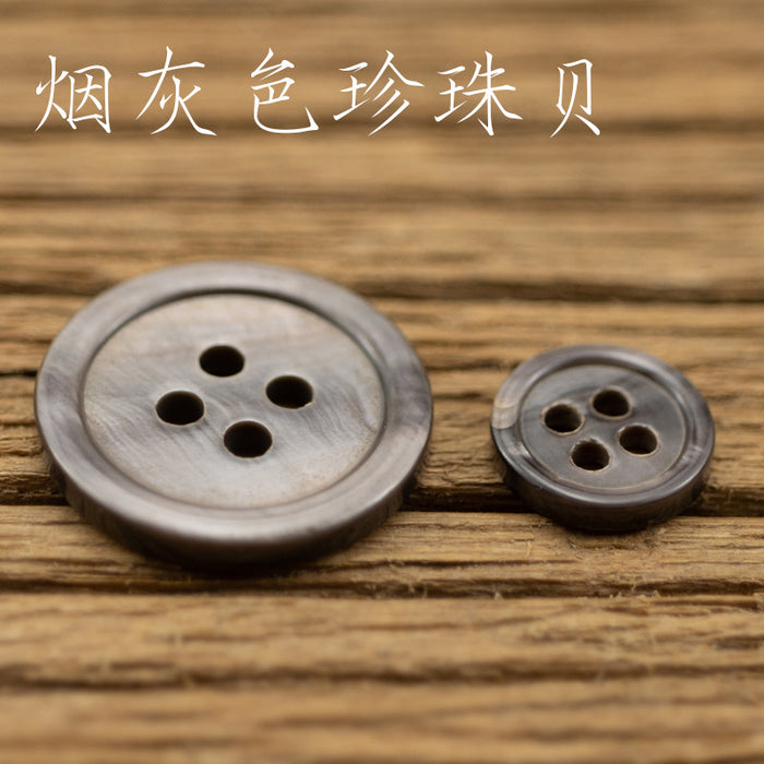 Wholesale Silk Shirt Shirt Shell Button Blazer Windbreaker Shell Button JDC-BN-ZhiHe001
