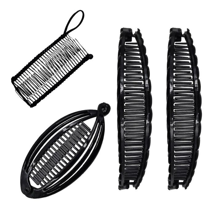 Wholesale Resin Lazy Comb Hair Clip Banana Clip JDC-HC-Chund004