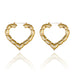 Jewelry WholesaleWholesale Punk Oversized Slub Gold Pattern Earrings JDC-ES-NJ001 Earrings 能匠 %variant_option1% %variant_option2% %variant_option3%  Factory Price JoyasDeChina Joyas De China