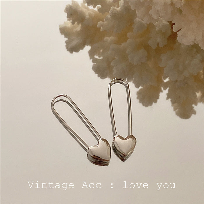 Wholesale Vintage Geometric Love Long Earrings JDC-ES-Lfm017