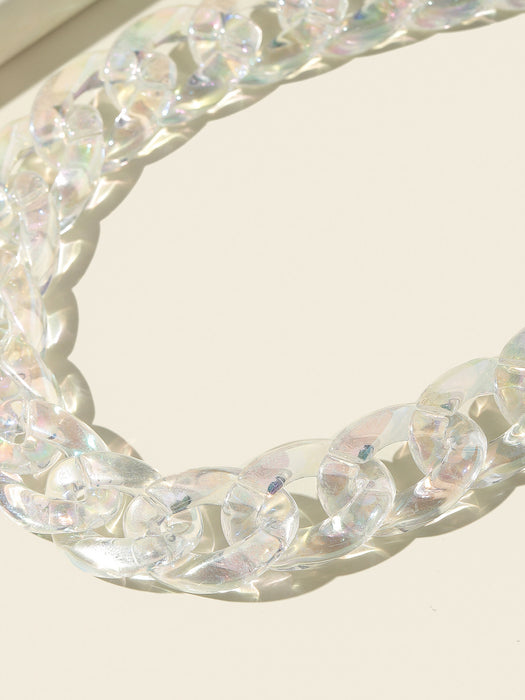 Wholesale Fashion Simple Chain Geometric Pendant Necklace MOQ≥2 JDC-NE-shanglu001
