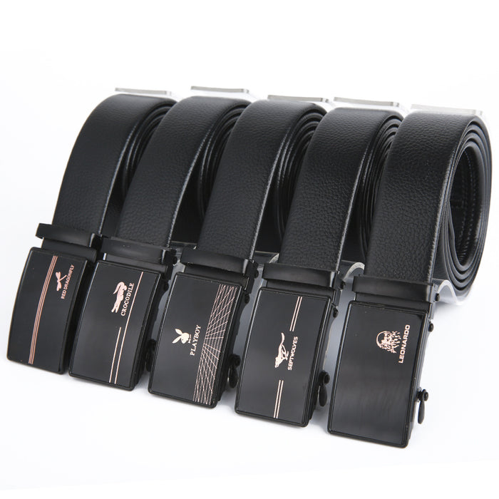 Cinturón de hombres de hebilla de hierro de cuero PVC al por mayor JDC-MB-SENB001