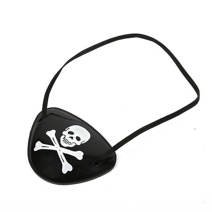 Decoración al por mayor Halloween Pirate Suit Captain Hook Pendientes de EyePatch JDC-DCN-Dianc007
