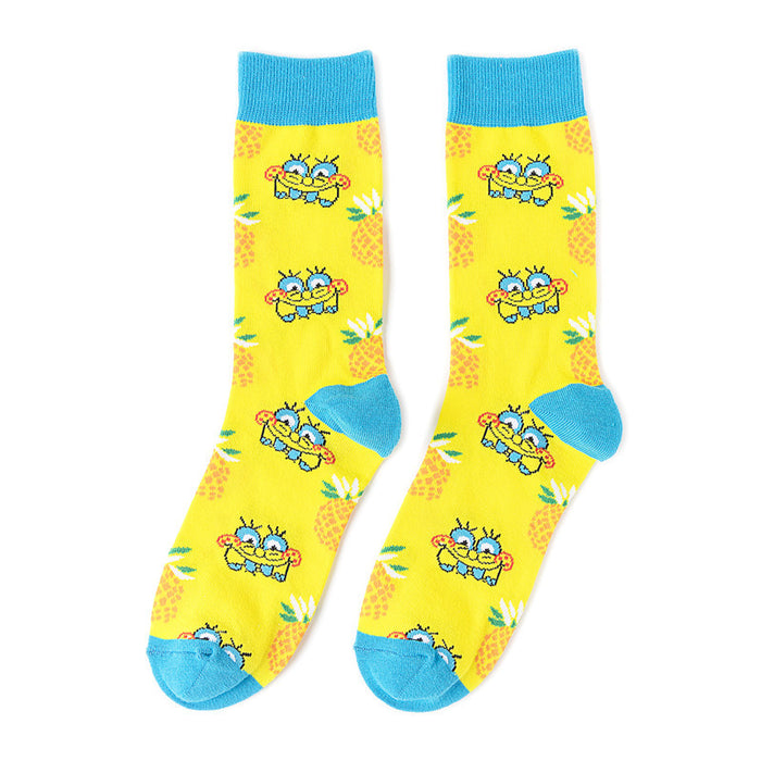 Wholesale socks cotton cartoon cute JDC-SK-HuiHe026