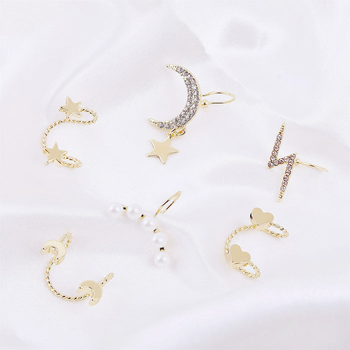 Jewelry WholesaleWholesale pearl geometric alloy earring clip JDC-ES-ManY015 Earrings 满溢 %variant_option1% %variant_option2% %variant_option3%  Factory Price JoyasDeChina Joyas De China