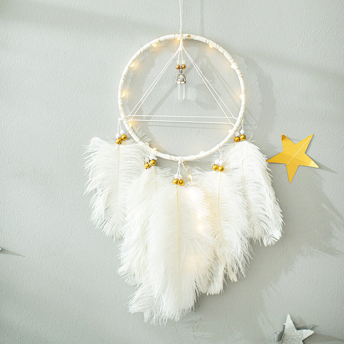 Wholesale Feather Dream Catcher Crystal Stone JDC-DC-MYing016