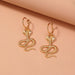 Jewelry WholesaleWholesale Vintage Cobra Animal Earrings JDC-ES-NM030 Earrings 诺铭 %variant_option1% %variant_option2% %variant_option3%  Factory Price JoyasDeChina Joyas De China