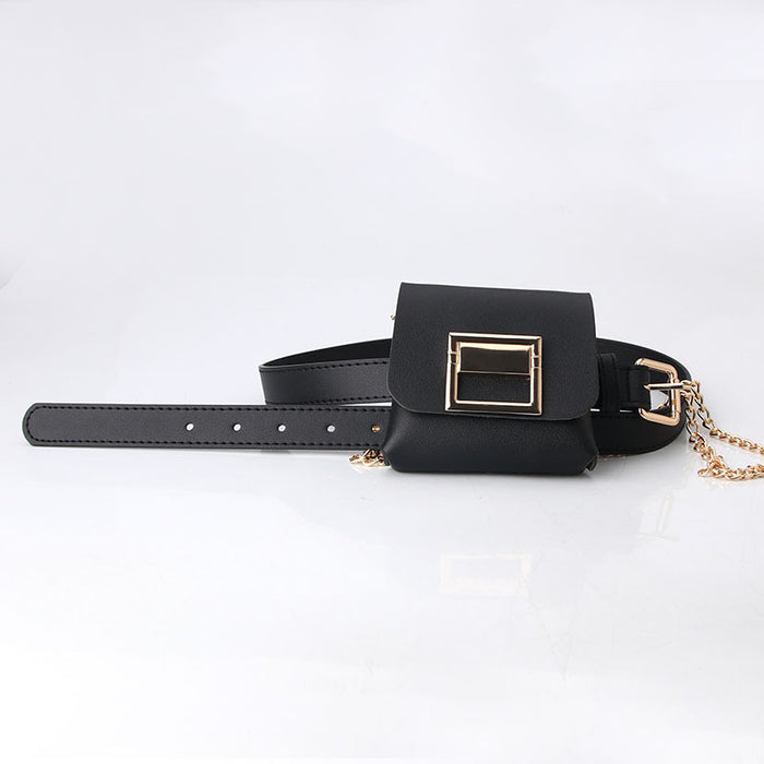 Wholesale Belt Gold Chain Small Bag Detachable JDC-WB-KuP009