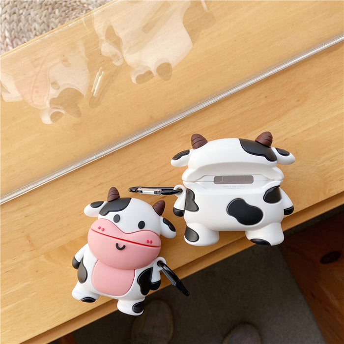 Wholesale Headphone Case Silicone Cute Cow Protective Cover JDC-EPC-YSD031