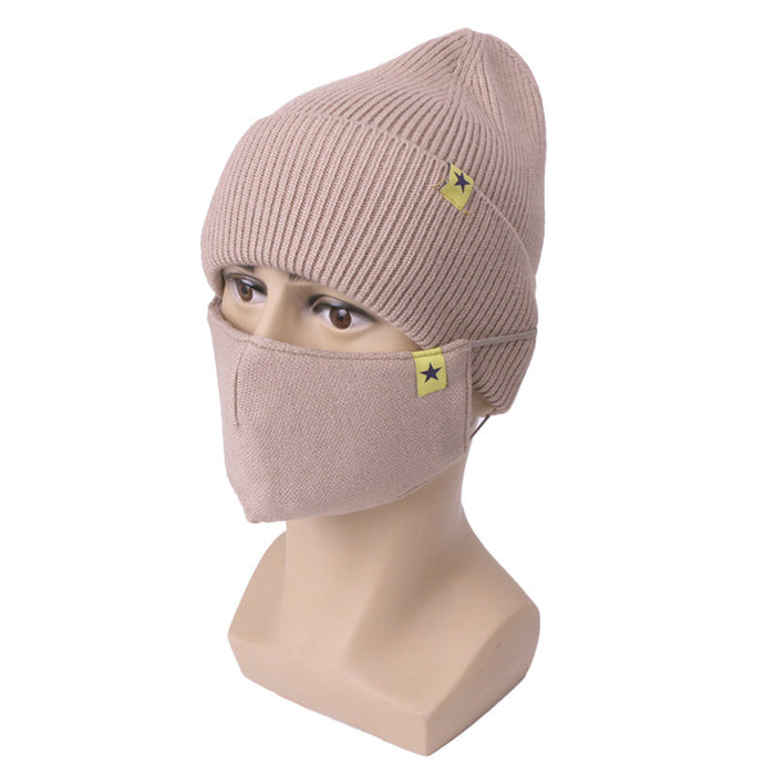 Wholesale Hat Knitted Hat Mask 2 Piece Set JDC-FH-Kaip002