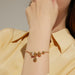 Jewelry WholesaleWholesale zircon flower girlfriend bracelet JDC-BT-BY023 Bracelet 宝钰 %variant_option1% %variant_option2% %variant_option3%  Factory Price JoyasDeChina Joyas De China