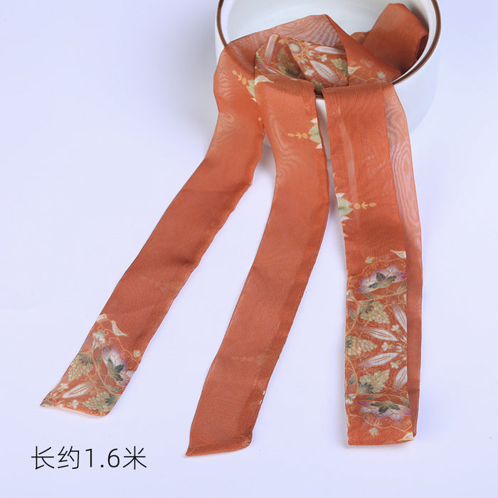 Wholesale cloth grape flower bird bow hair rope JDC-HS-ZanNiang001