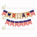 Jewelry WholesaleWholesale American National Day Party Pull Flower Flags Independence Day Burlap Swallowtail Flags MOQ≥10 JDC-OS-Daifei001 Ornaments 戴妃 %variant_option1% %variant_option2% %variant_option3%  Factory Price JoyasDeChina Joyas De China