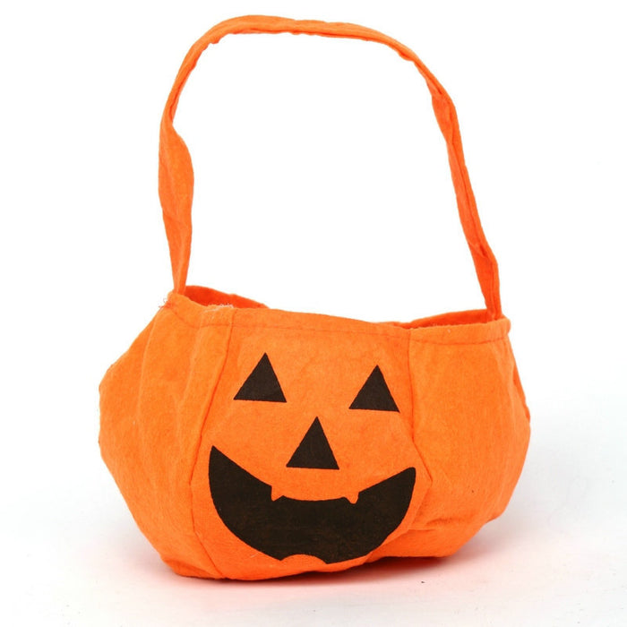 Wholesale Handbag Cloth Halloween Stereoscopic Pumpkin Bag Candy Bag JDC-HB-Meix001