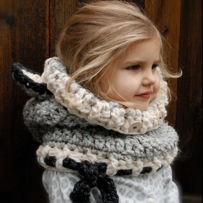 Lana de lana de lana de sombrero al por mayor Conjunto de bufanda de jóvenes para niños con MOQ≥3 JDC-FH-XIANJU001