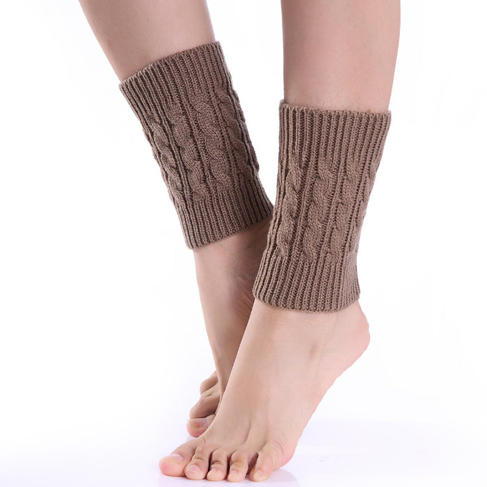 Wholesale Socks Acrylic Hemp Pattern Short Warm Leggings MOQ≥2 JDC-SK-Honghe003