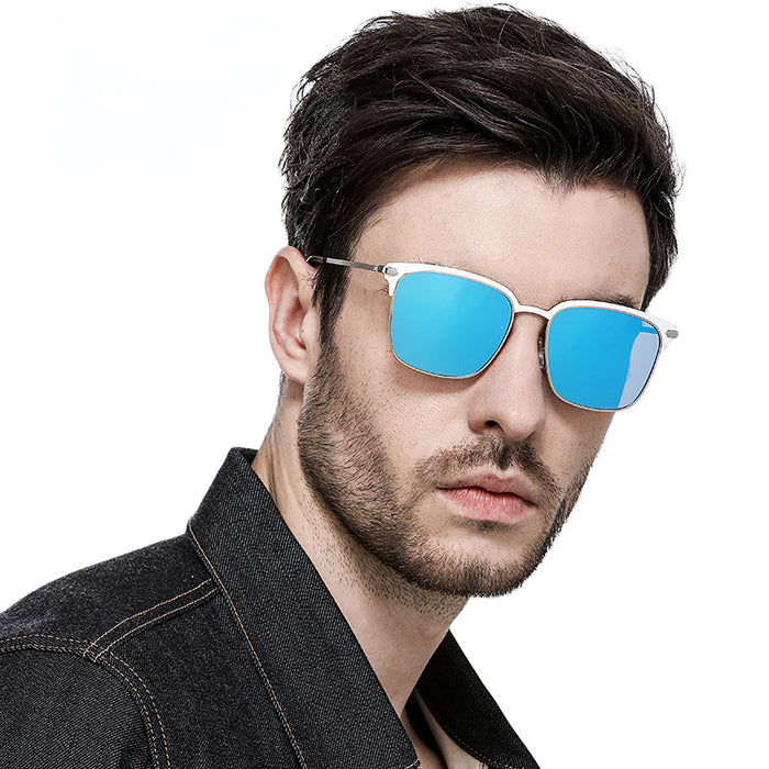 Wholesale men and women colorful square new paint polarized sunglasses JDC-SG-GaoD008