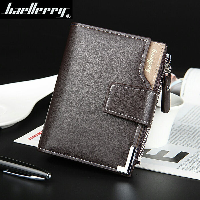 Wholesale Wallet PU Leather Casual Men Wallet Multifunctional JDC-WT-Zhengxin013