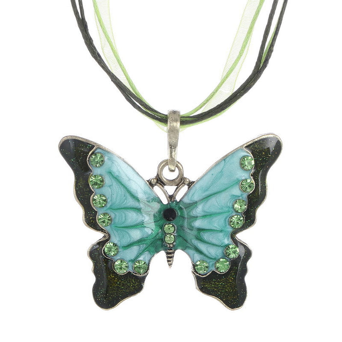 Wholesale necklace alloy retro ethnic style butterfly JDC-NE-MYL012