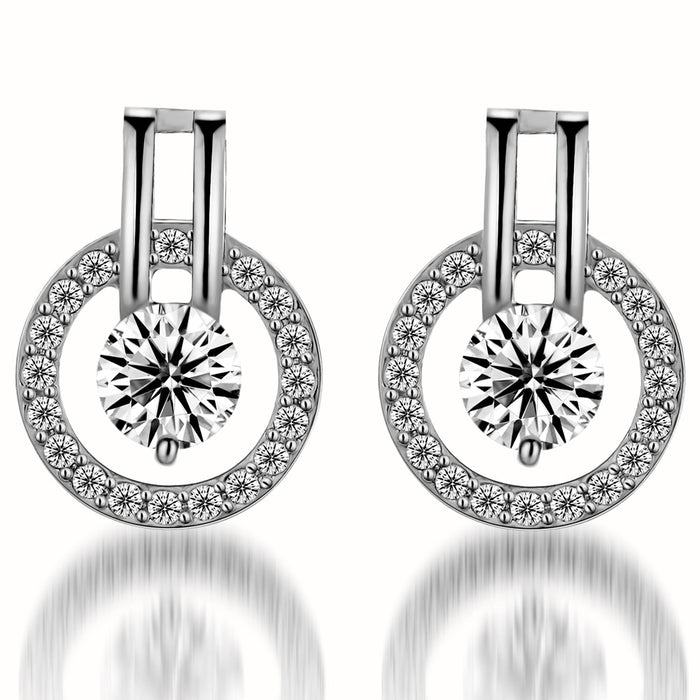 Jewelry WholesaleWholesale full diamond round zircon starry stud earrings JDC-ES-Mimeng046 Earrings 米萌 %variant_option1% %variant_option2% %variant_option3%  Factory Price JoyasDeChina Joyas De China