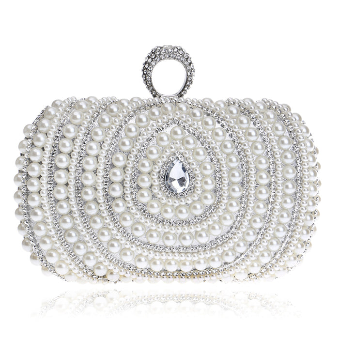 Bolsa de vestir para mujeres de embrague de perlas al por mayor jdc-hb-oMi005