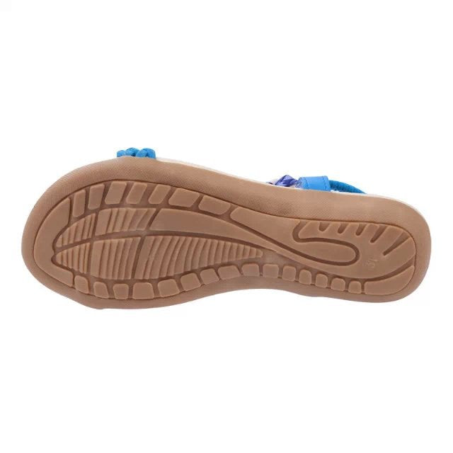 Wholesale Summer New Flat Rhinestone Boho Open Toe Flat Sandals JDC-SD-ManM001