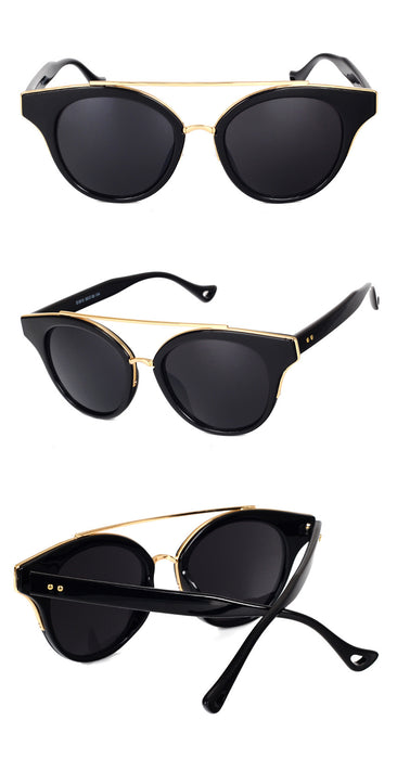 Wholesale Sunglasses AC Lens Plastic Metal Frame JDC-SG-JieT017
