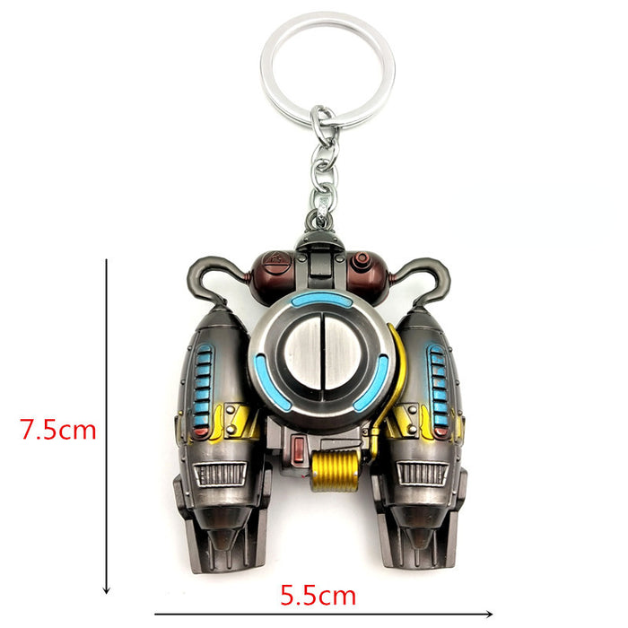 Wholesale Keychain Zinc Alloy Fortress Backpack Model (G) JDC-KC-KTuo001