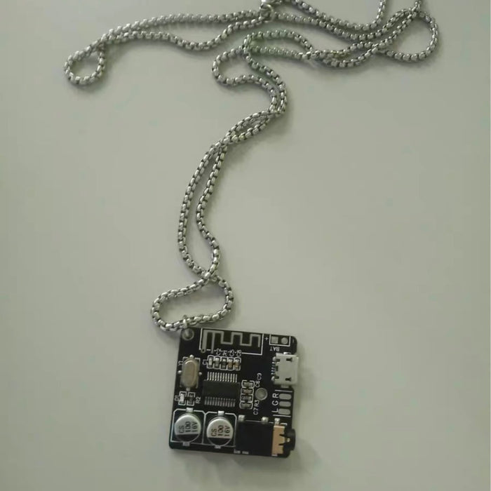Wholesale Necklaces Metal Cyberpunk Mechanics Skull JDC-NE-DLF001