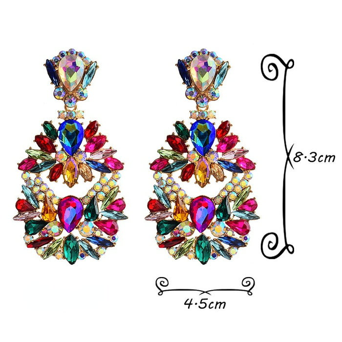 Jewelry WholesaleWholesale Color Rhinestone Crystal Irregular Earrings JDC-ES-SK098 Earrings 深刻 %variant_option1% %variant_option2% %variant_option3%  Factory Price JoyasDeChina Joyas De China