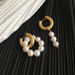 Jewelry WholesaleWholesale gold plated Pearl Earrings JDC-ES-Linh007 Earrings 麟凰 %variant_option1% %variant_option2% %variant_option3%  Factory Price JoyasDeChina Joyas De China