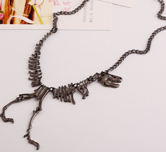 Wholesale Fashion Vintage Dinosaur Skeleton Alloy Necklace JDC-NE-HuaiL005