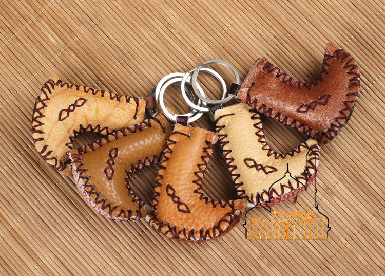 Wholesale Keychain Leather Hand Sewn Souvenir Pendant JDC-KC-MZu001