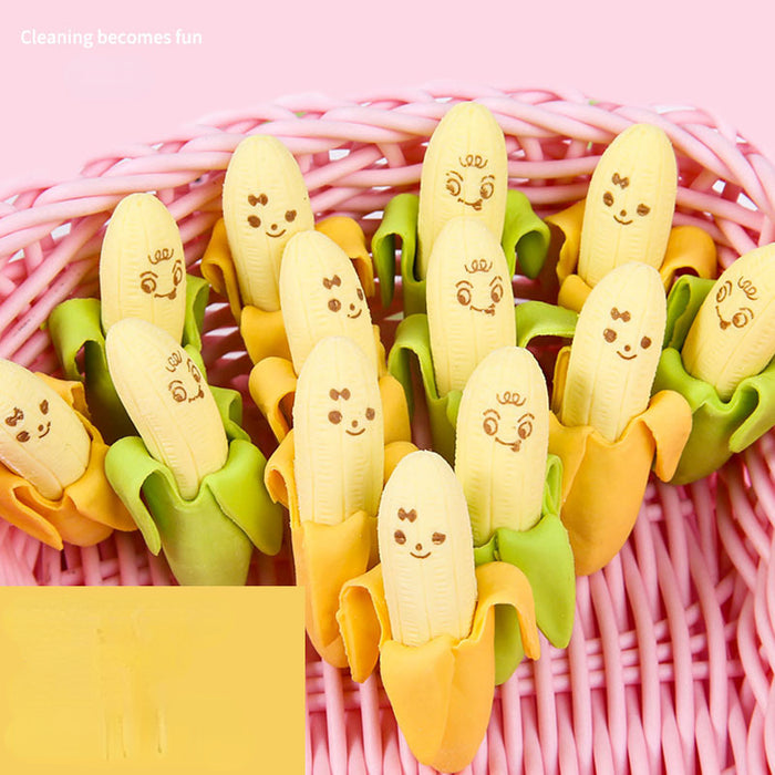 Wholesale rubber banana cartoon children fruit MOQ≥2 JDC-ERA-QHJ002