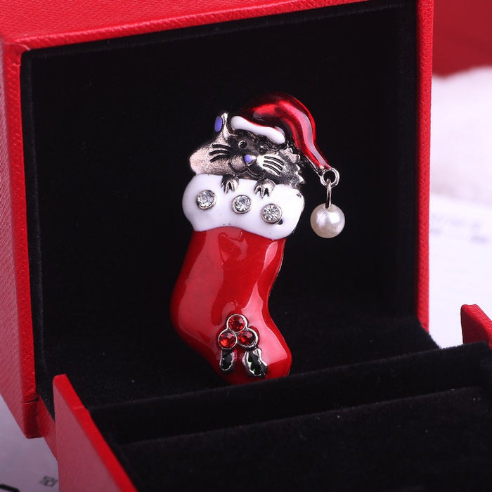 Broche Brooch Broche Alejo Navidad Cute Penguin Collar Pin JDC-BC-MDD008