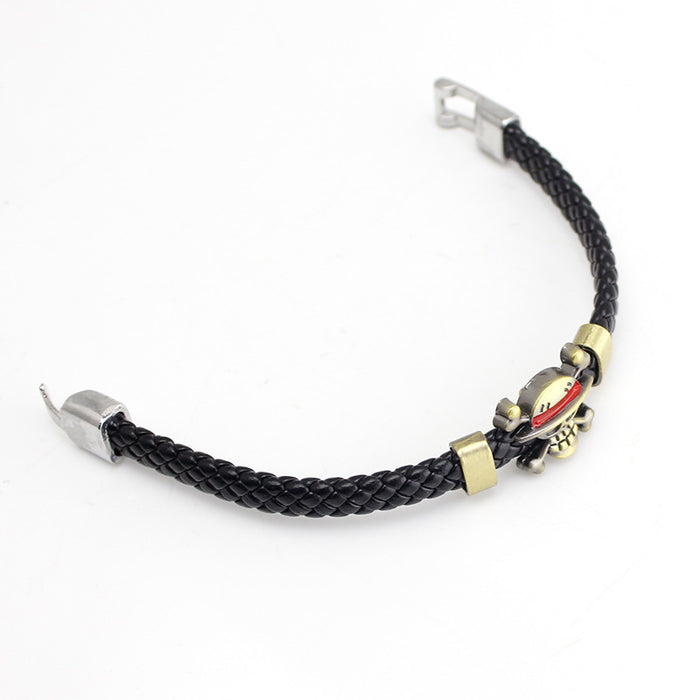 Wholesale Bracelet Braided Leather Zinc Alloy MOQ≥3 JDC-BT-QXue001