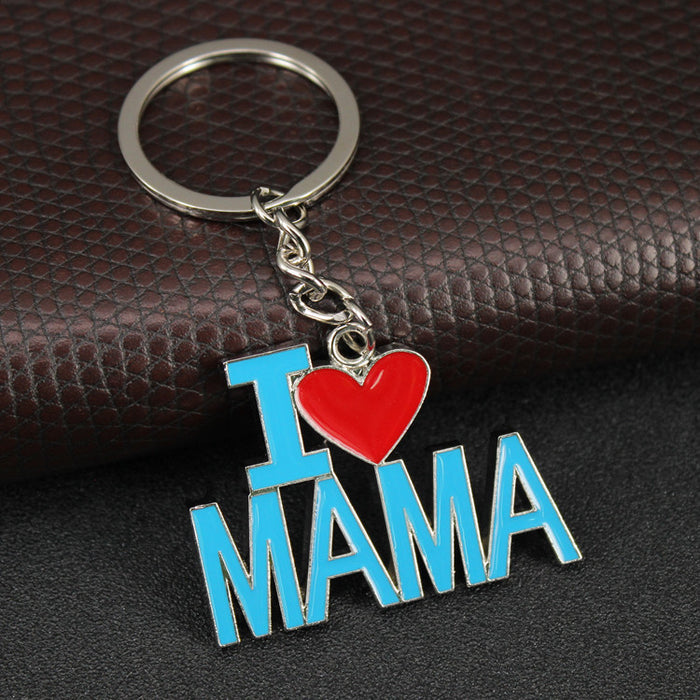 Wholesale Father's Day Mother's Day Gifts Zinc Alloy Keychain JDC-KC-CYong001