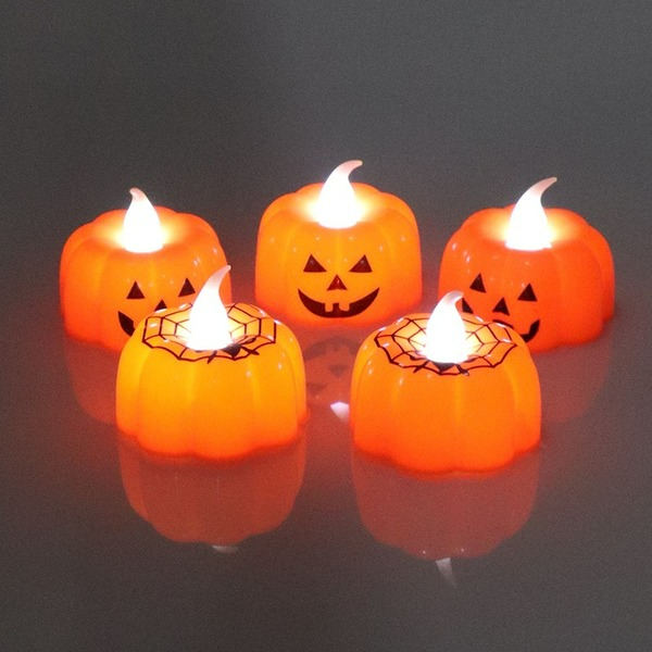 Luces de vela de calabaza de Halloween de PU (M） JDC-FT-Jinh001