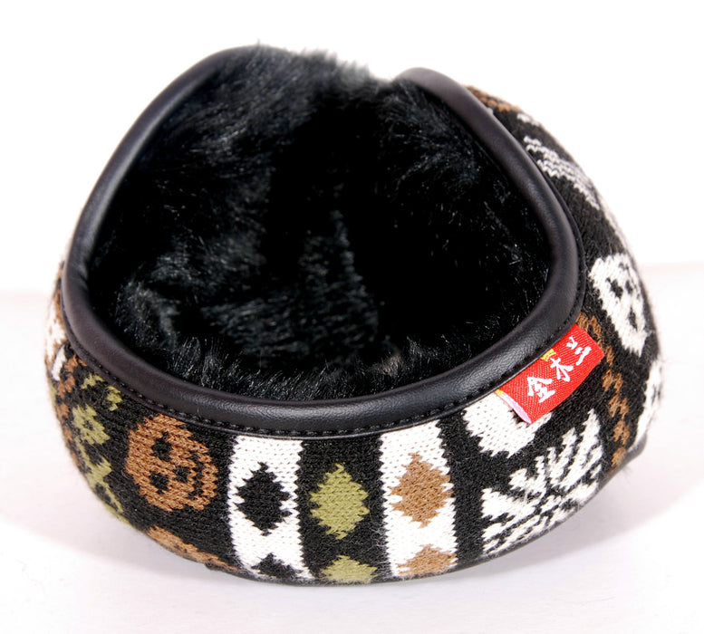 Wholesale Earmuffs Plush Back Wear Warm Knitted JDC-EF-JinML001