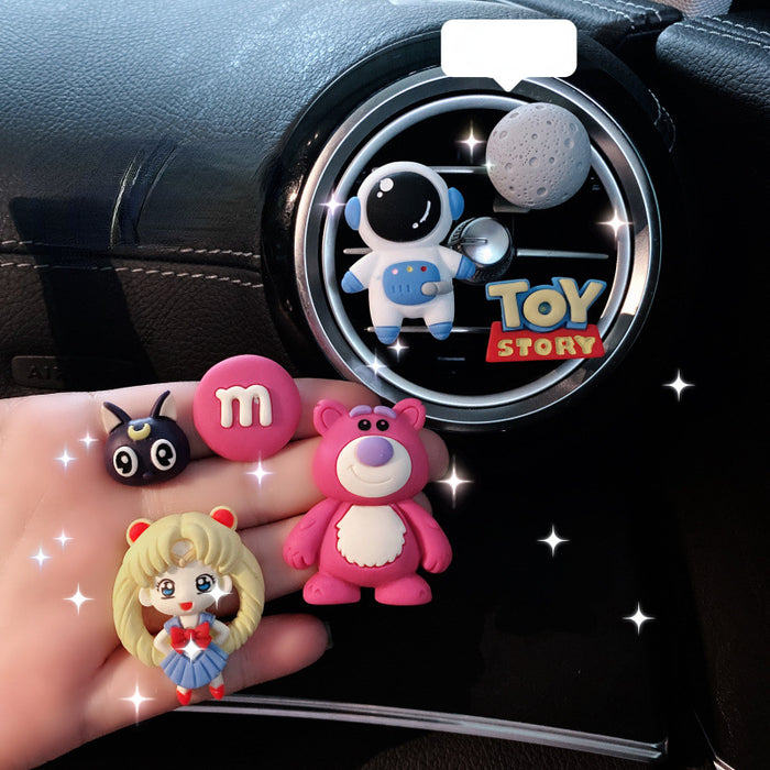 Wholesale Car Air Conditioner Air Outlet Decoration Resin Cute Aromatherapy Perfume Clip MOQ≥2 JDC-CA-Hyy002