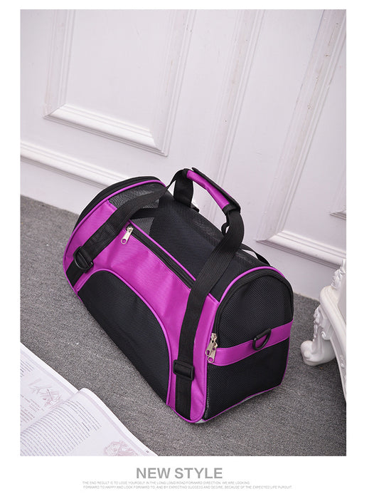 Wholesale Shoulder Bag Nylon Wear-Resistant Pet Bag Going Out Convenient Diagonal JDC-SD-Aishang007