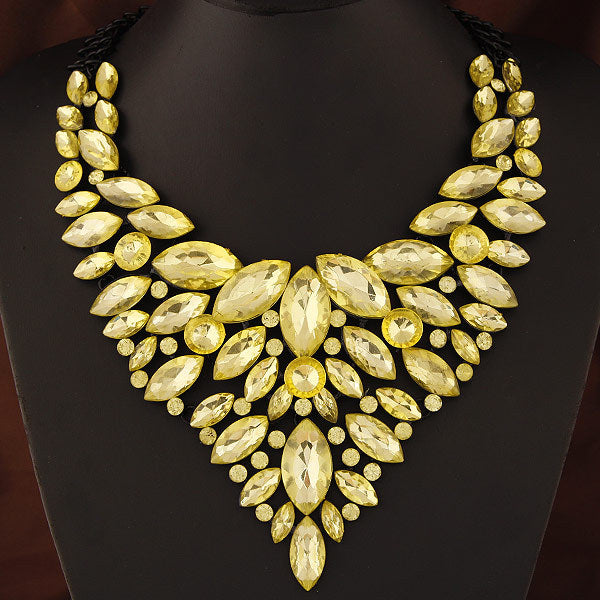 Wholesale Necklaces Alloy Resin Exaggerated Color JDC-NE-wy010