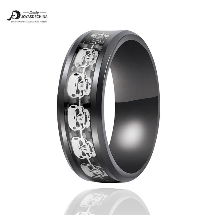 Wholesale Ring Stainless Steel Skull JDC-RS-XinF004